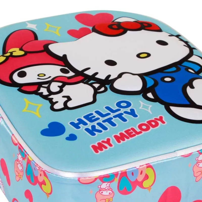 Best Mochila 3D Sanrio Hello Kitty Friendship Azul Preescolar Para El Cole