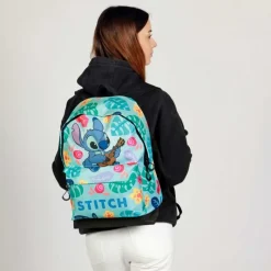 Outlet Mochila Disney Lilo y Stitch Guitar HS FAN 2.2 Verde Películas Y Personajes De Disney ·Lilo Y Stitch