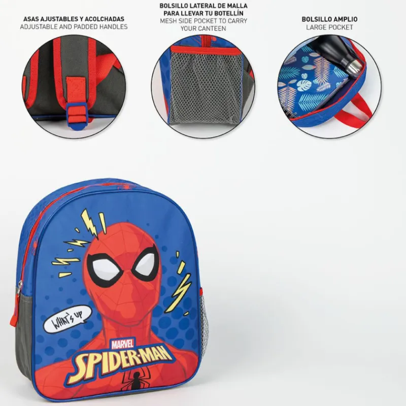 Niños Cerdá Kids Marvel Y Dc Para Niños|Para El Cole^Mochila Escolar Infantil de Spiderman: ¡Diversión y Funcionalidad!