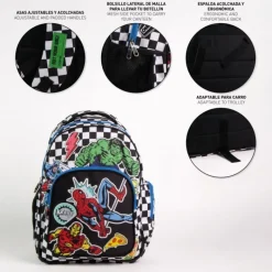 Niños Cerdá Kids Marvel Y Dc Para Niños|Para El Cole^Mochila Escolar Mediana Avengers de 42 cm