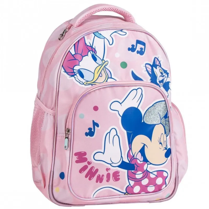 Cerdá Kids Disney Para Niñas|Para El Cole^Mochila Escolar Minnie Mediana 42 cm - Rosa