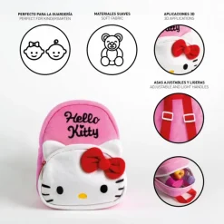 Cerdá Kids Para El Cole^Mochila Guardería Premium Hello Kitty Rosa 100% Poliéster