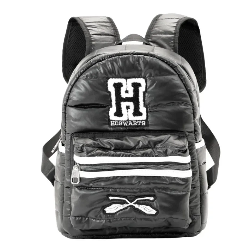 Mochila Harry Potter acolchada negra Bolsos Y Complementos Harry Potter