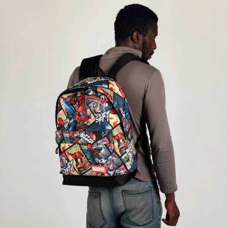 Outlet Mochila HS FAN 2.2 de Spiderman de Marvel Superhéroes Marvel