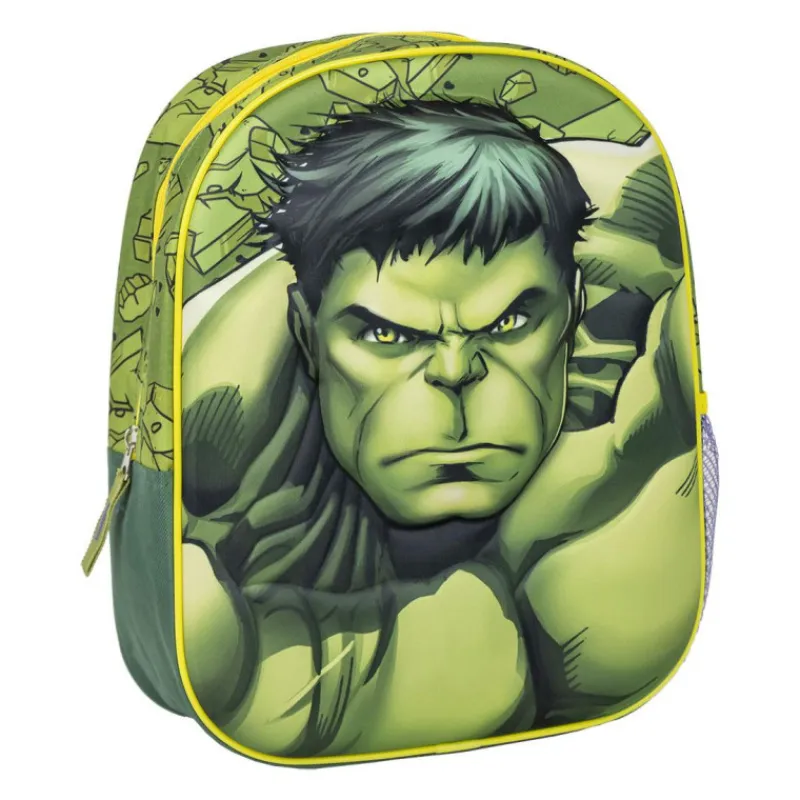 New Mochila Infantil 3D Avengers Hulk Niños Marvel Y Dc Para Niños|Para El Cole