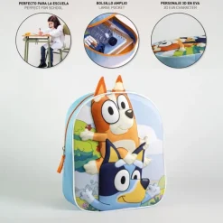 Discount Mochila Infantil 3D Bluey Para El Cole