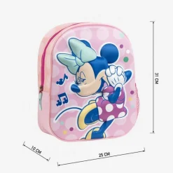 Best Mochila Infantil 3D de Minnie: Estilo y Comodidad Disney Para Niñas|Para El Cole