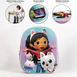 Discount MOCHILA INFANTIL 3D GABBY´S DOLLHOUSE Para El Cole