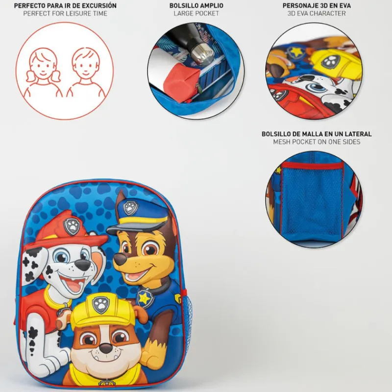 Outlet Mochila Infantil 3D Paw Patrol Para El Cole