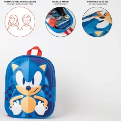 Cerdá Kids Para El Cole^Mochila Infantil 3D Sonic