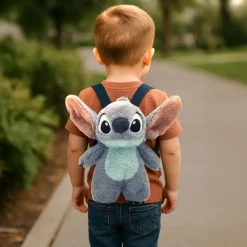 Online Mochila Infantil de Peluche Stitch 100% Poliéster - Azul Disney Para Niñas|Tiempo Libre Kids