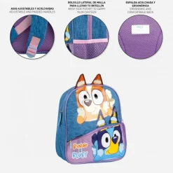 Cerdá Kids Para El Cole^Mochila Infantil Escolar Bluey 100% Poliéster
