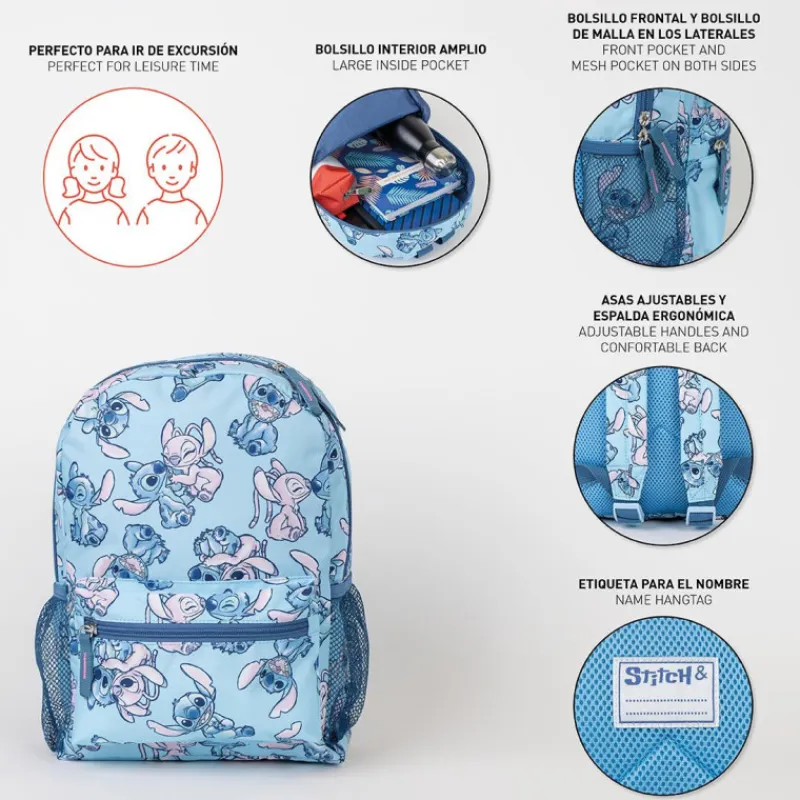 Cerdá Kids Para El Cole|Stitch Kids^Mochila Infantil Tiempo Libre Estampado Stitch