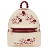 Loungefly Bolsos Y Carteras Disney^Mochila Midi Cream & Red Floral con Licencia Oficial