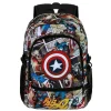 Discount Mochila Marvel Capitán América Comic Fight FAN 2.2 Multicolor Superhéroes Marvel