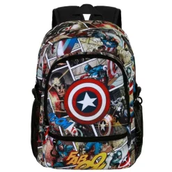 Discount Mochila Marvel Capitán América Comic Fight FAN 2.2 Multicolor Superhéroes Marvel