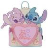 Loungefly Películas Y Personajes De Disney ·Lilo Y Stitch|Bolsos Y Carteras Disney^Mochila Mini Lilo & Stitch Be Mine de