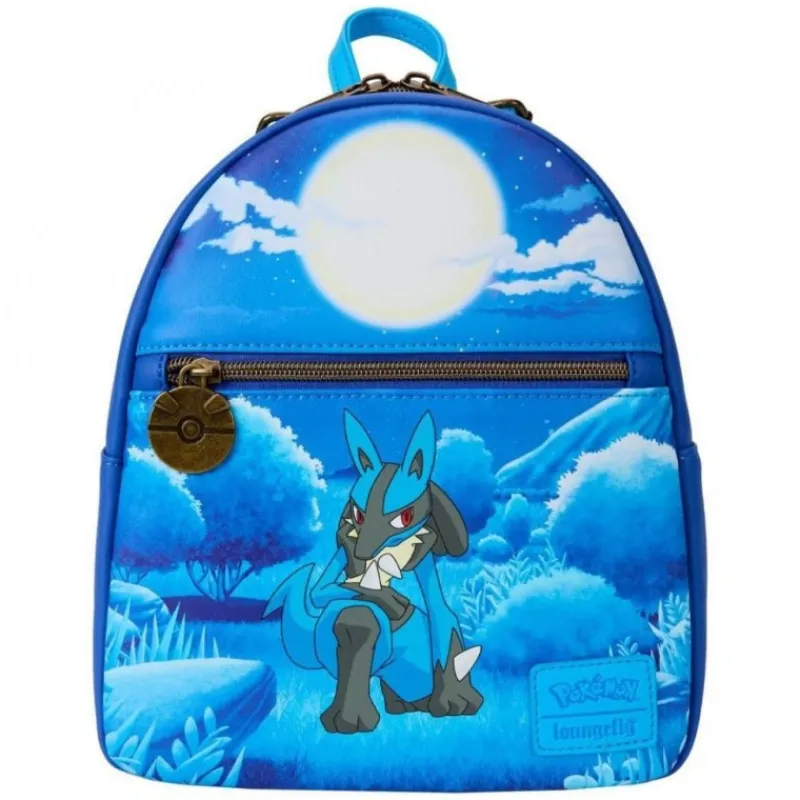 Loungefly Mochilas Pokemon|Complementos Pokemon^Mochila Mini Lucario Pokémon por de Nylon