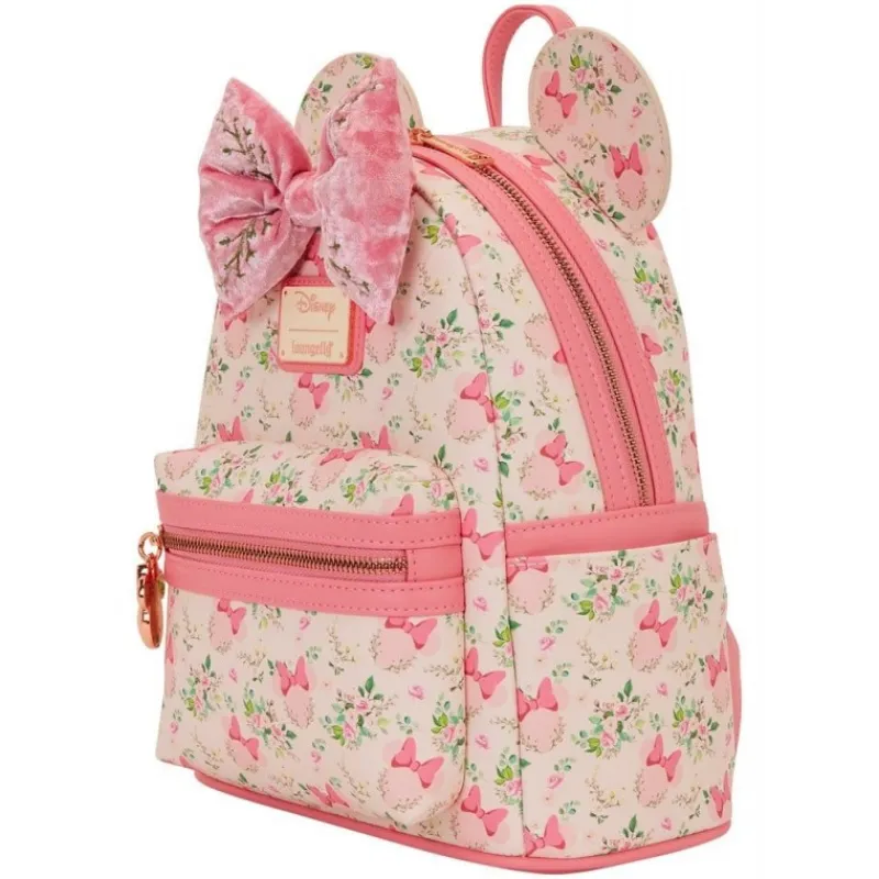 Best Mochila Mini Minnie Mouse Floral de Películas Y Personajes De Disney ·Mickey & Minnie|Bolsos Y Carteras Disney