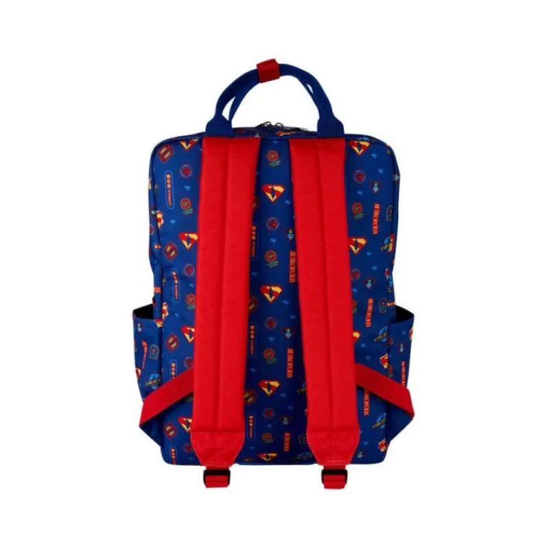 Loungefly Regalos De Superhéroes Dc|Mochilas Dc^Mochila Nylon Superman de DC Comics por