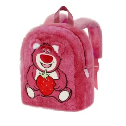 Mochila Plush Disney Lotso Cariñoso Fresa, Rosa Disney Para Niñas|Tiempo Libre Kids