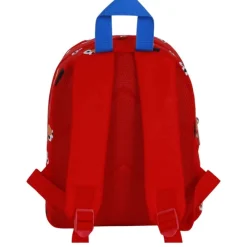 Sale Mochila Preescolar Elmo Barrio Sésamo, Blanca y Roja Para El Cole|Barrio Sésamo