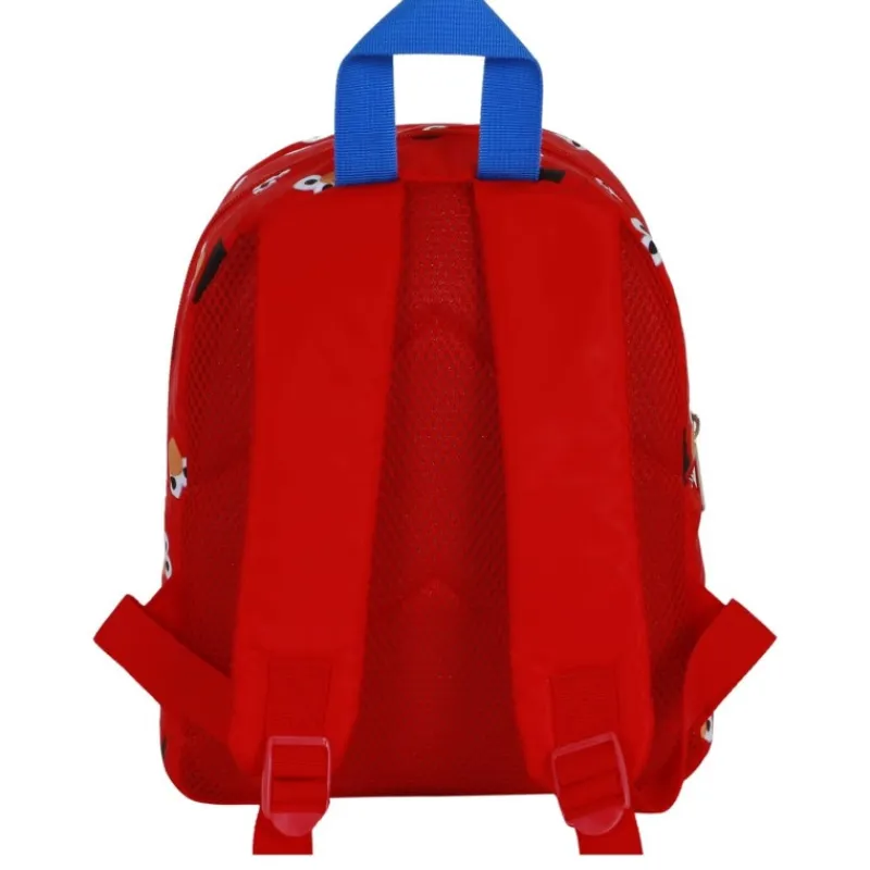 Sale Mochila Preescolar Elmo Barrio Sésamo, Blanca y Roja Para El Cole|Barrio Sésamo
