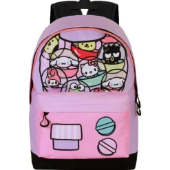 Discount Mochila Sanrio Hello Kitty Gashapon Rosa Ripstop Para El Cole