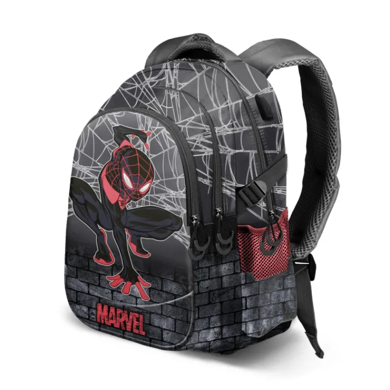 KaracterMania Superhéroes Marvel^Mochila Spiderman Gris
