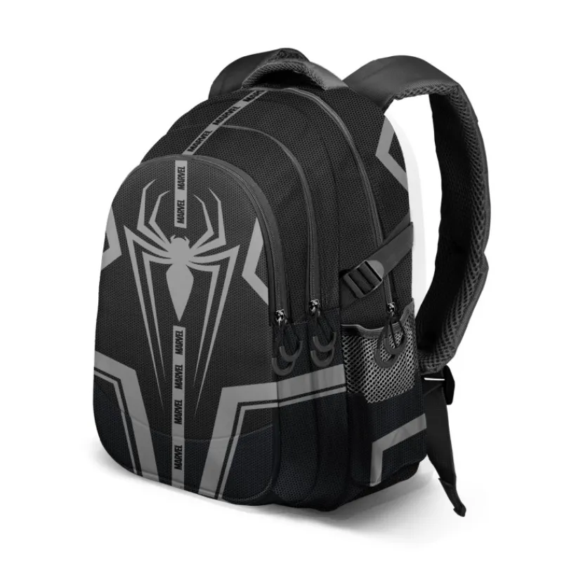 Hot Mochila Spiderman negra Superhéroes Marvel