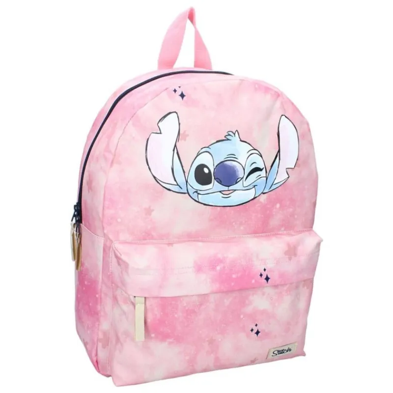 Outlet Mochila Stitch Unbearably Cool Pink de Lilo & Stitch Disney Para Niñas|Tiempo Libre Kids