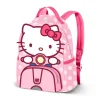 Outlet Mochila Urbana Pequeña Hello Kitty Moto Rosa 25cm Para El Cole