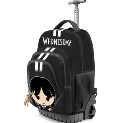 KaracterMania Para El Cole|Miércoles Addams^Mochilla trolley Miércoles Gris