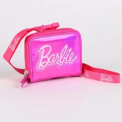 Hot Monedero Iridiscente Barbie Fucsia 100%PU Talla Única Para El Cole