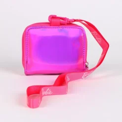 Hot Monedero Iridiscente Barbie Fucsia 100%PU Talla Única Para El Cole