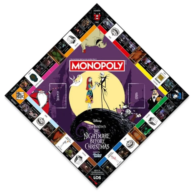 Winning Moves Pesadilla Antes De Navidad^Monopoly Pesadilla Antes de Navidad Edición Alemana
