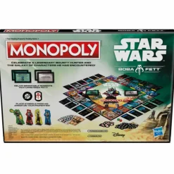 Hasbro Regalos Star Wars Por Personaje |Star Wars Hogar^Monopoly Star Wars Boba Fett