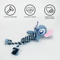 Cerdá Adult Películas Y Personajes De Disney ·Lilo Y Stitch^Mordedor Cuerda Stitch para Perros de Polyester y Algodón