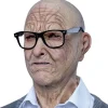 Ghoulish Máscaras Terror Y Carnaval ^Máscara Anciano con gafas Talla única