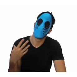 Ghoulish Máscaras Terror Y Carnaval ^Máscara Blue Eyeless Jack Talla Única