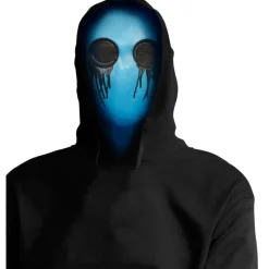 Ghoulish Máscaras Terror Y Carnaval ^Máscara Blue Eyeless Jack Talla Única