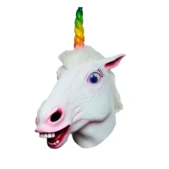 Ghoulish Máscaras Terror Y Carnaval ^Máscara Cabeza Unicorn Pride