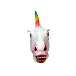 Ghoulish Máscaras Terror Y Carnaval ^Máscara Cabeza Unicorn Pride
