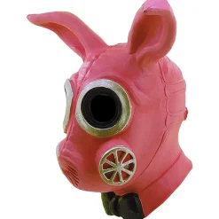 Ghoulish Máscaras Terror Y Carnaval ^Máscara Conejito Perverso Con Máscara Antigás