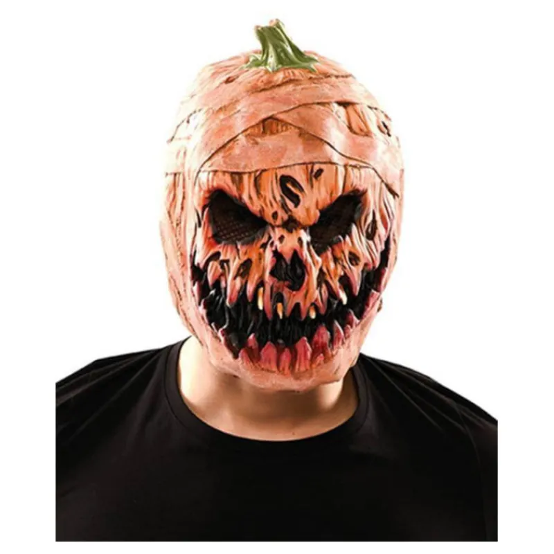 Disfrazzes Máscaras Terror Y Carnaval ^Máscara de Calabaza Diabólica