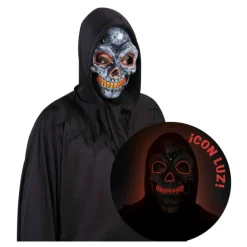 Disfrazzes Máscaras Terror Y Carnaval ^Máscara de Calavera con Luz