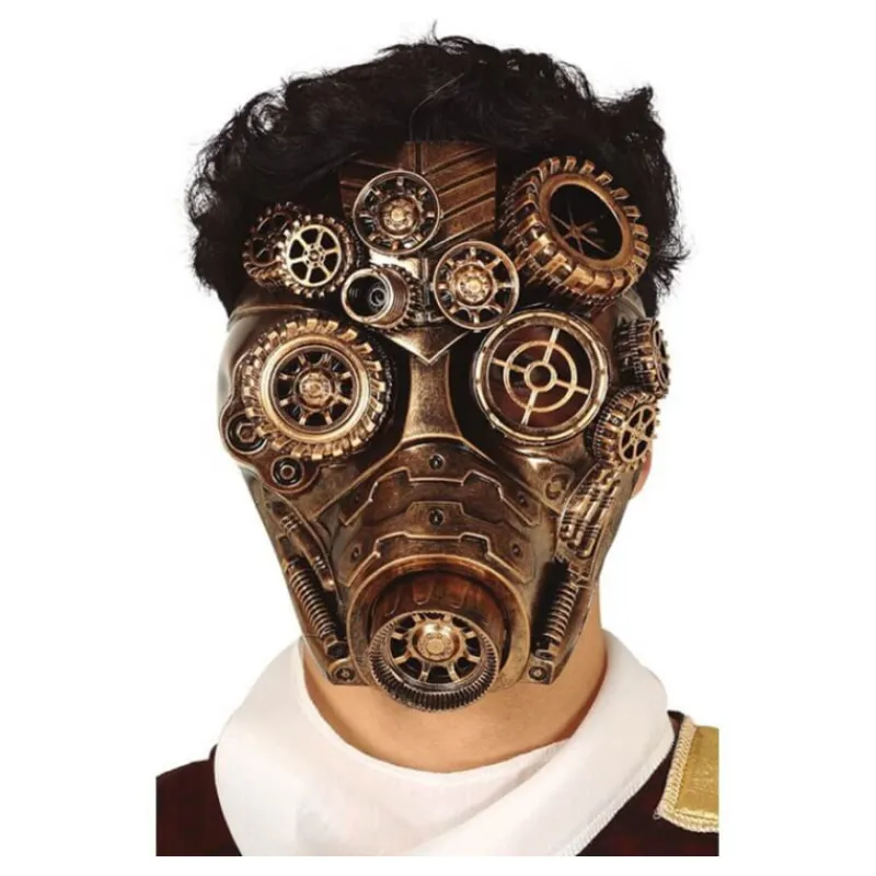 Best Máscara de Engranajes Steampunk Máscaras Terror Y Carnaval