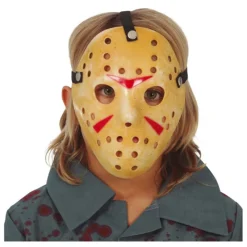 Disfrazzes Máscaras Terror Y Carnaval ^Máscara de Hockey Infantil o Psicópata Enmascarado