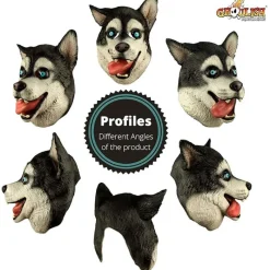Hot Máscara Husky Talla Única Máscaras Terror Y Carnaval