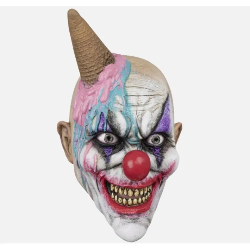 New Máscara Payaso Ice S-Cream Clown Complementos Para Disfraces|Máscaras Terror Y Carnaval